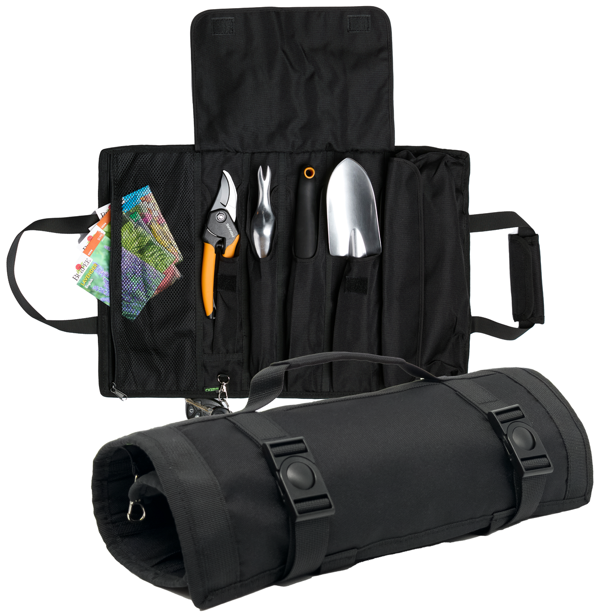 Black | Roll up tool bag