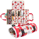 Tomato Print | Roll up tool bag