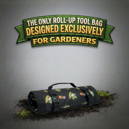 Ogre Print | roll up garden tool bag