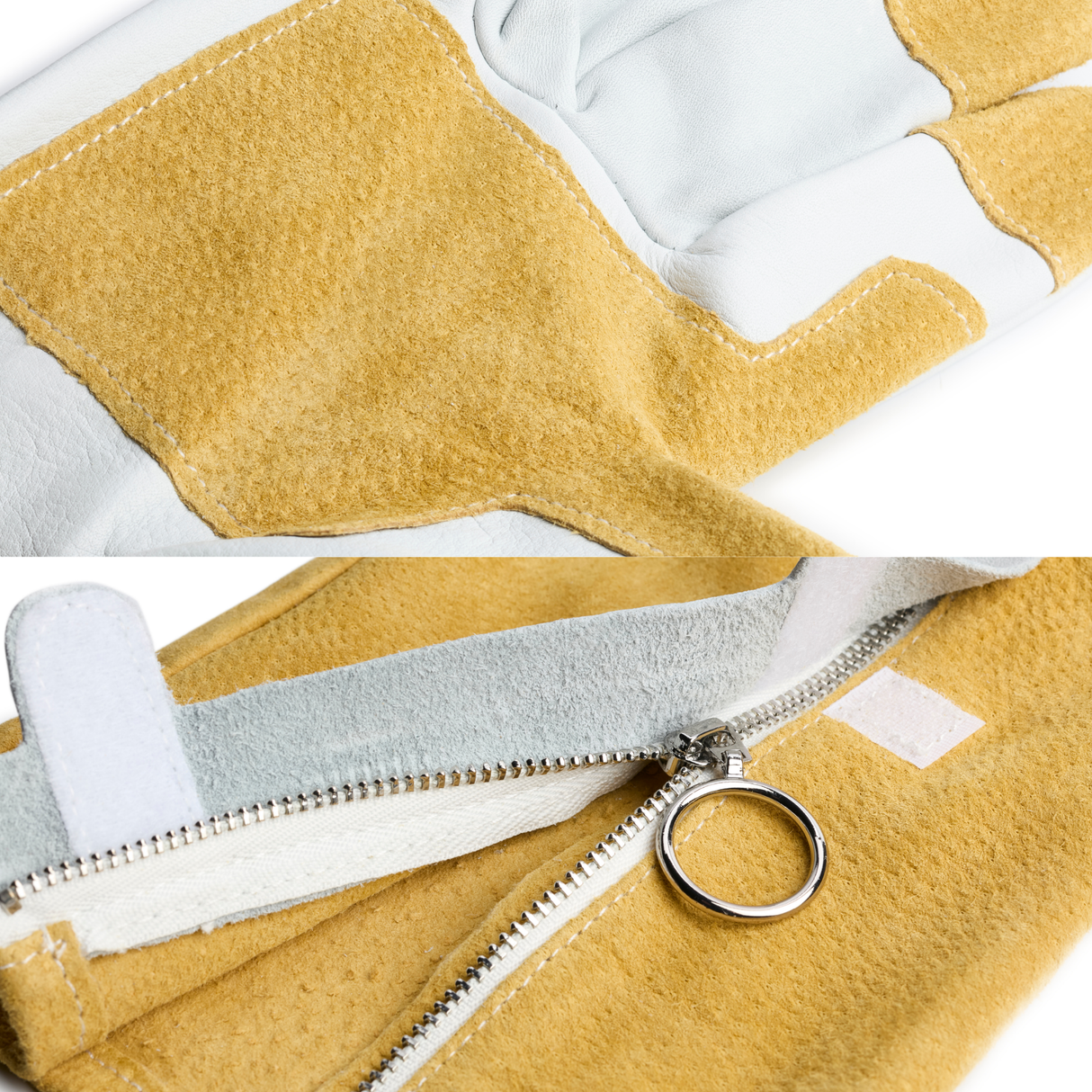 Ogre Zip-Up Leather Rose Pruning Gloves – Full Forearm Protection